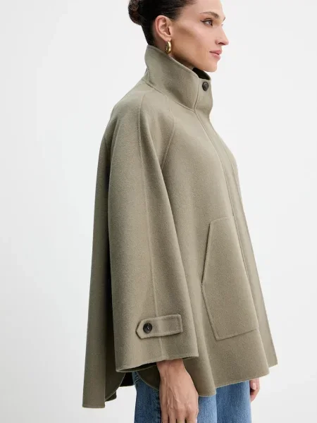 Вовняне пальто MAX&Co. зелений