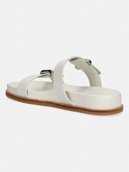 Emporio Armani papucs női bőr bézs