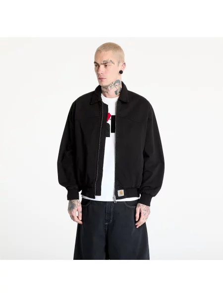Jacheta Carhartt WIP OG Santa Fe Jacket UNISEX Black Garment Dyed XS negru