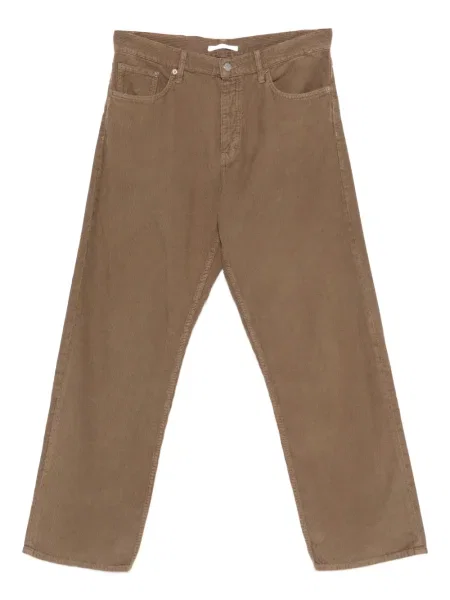 Pantaloni Sunflower de catifea cord maro