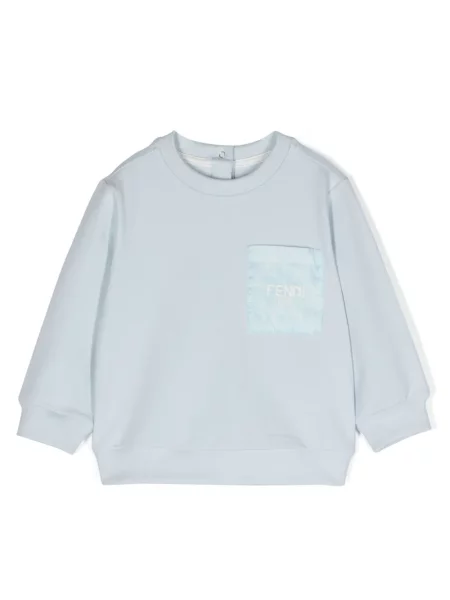 Bluza dziecięca Fendi niebieska
