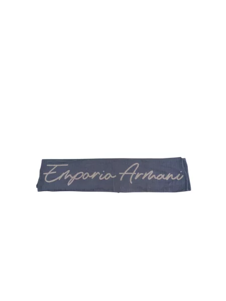 Szal Emporio Armani niebieska