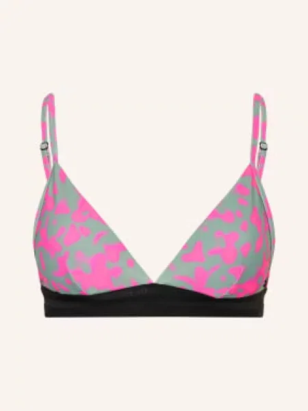 Fire+Ice Trójkątny Stanik Bikini grau czarne