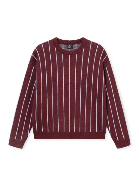 Johnny Urban Svetr Levin světlemodrá / červeň burgundská