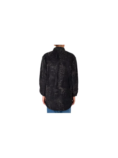 IrieDaily Fluffle Overshirt Black-anthra Kobiety Kurtki IrieDaily Size: M czarny