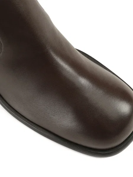 Botine chelsea Sergio Rossi din piele maro