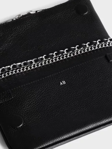 Кожаный клатч Zadig&voltaire черный