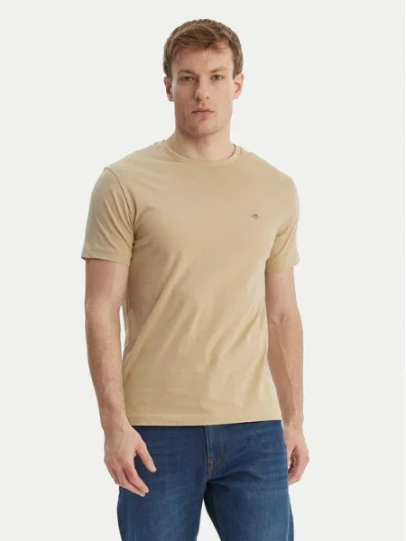 Gant Tricou Shield bej