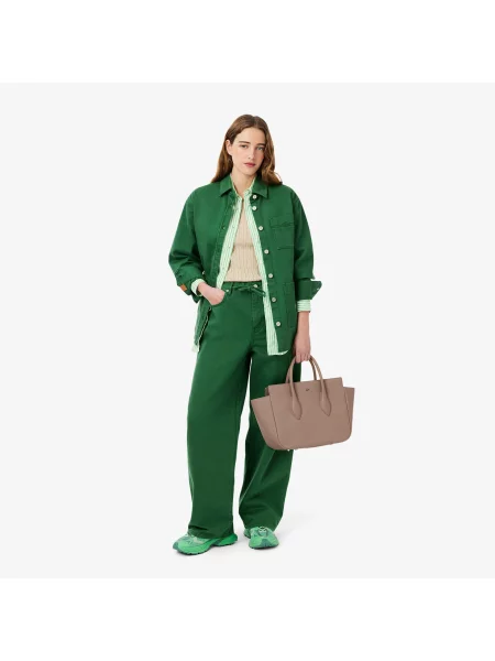 Сумка через плечо Lacoste коричневая