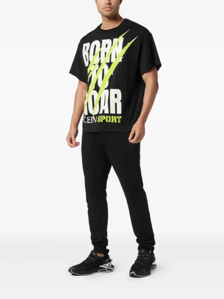 Tricou Plein Sport cu imagine negru
