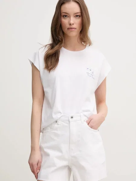 Тениска Pepe Jeans VIRGINIA бяло
