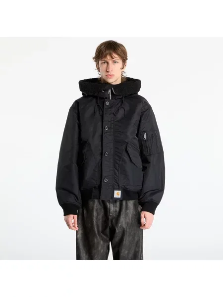 Яке Carhartt WIP Hd Oltera Bomber UNISEX Black/ Black XXL черно