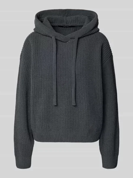 Sweter z dzianiny o kroju regular fit z kapturem model ‘NEAT’ Vero Moda