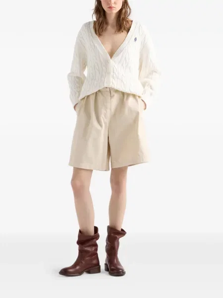 Cardigan Prada tricotate alb
