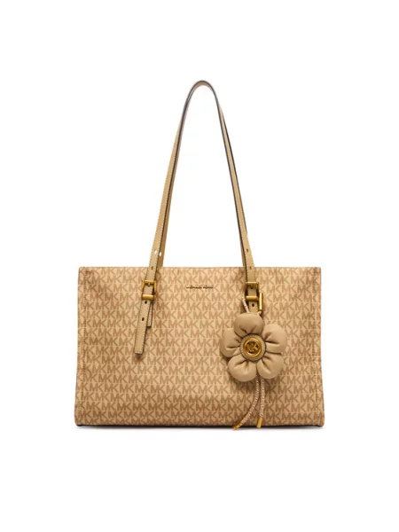 Geantă MICHAEL Michael Kors Zadie Crem bej