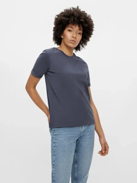 PIECES Tricou Ria bleumarin