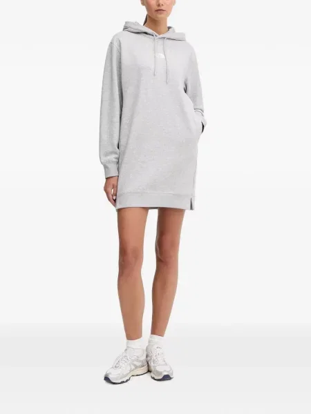 Rochie mini The North Face cu glugă gri