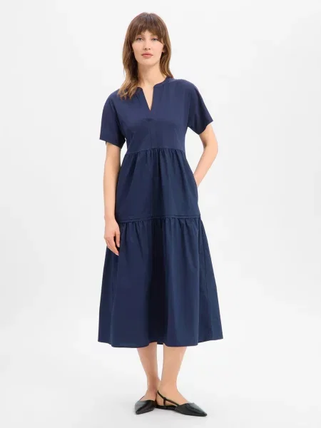 Weekend Max Mara sukienka na co dzień WKDCapsula Kobiety S niebieski