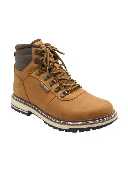 Botki Skechers brązowe
