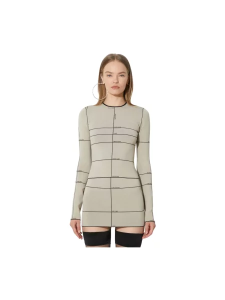 Dzianinowy top Vetements beżowy