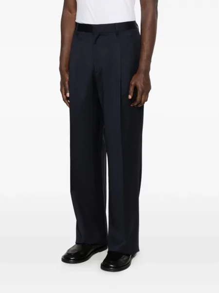 Pantaloni Lardini plisate albastru