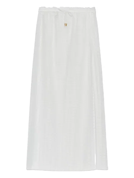 Fusta maxi Melissa Odabash alb