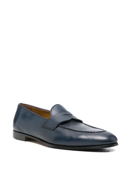 Pantofi loafer Calpierre din piele albastru