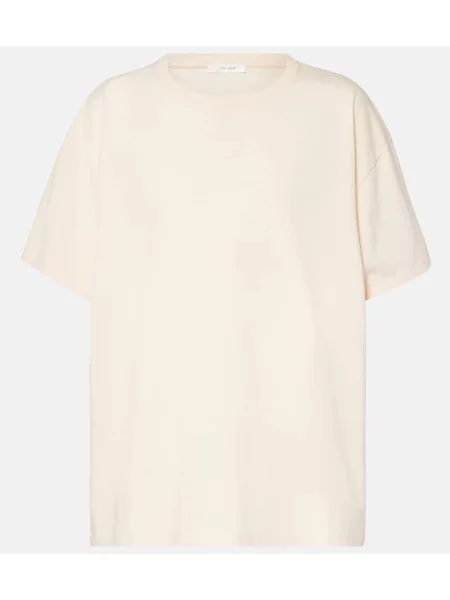 Tricou The Row din jerseu bej
