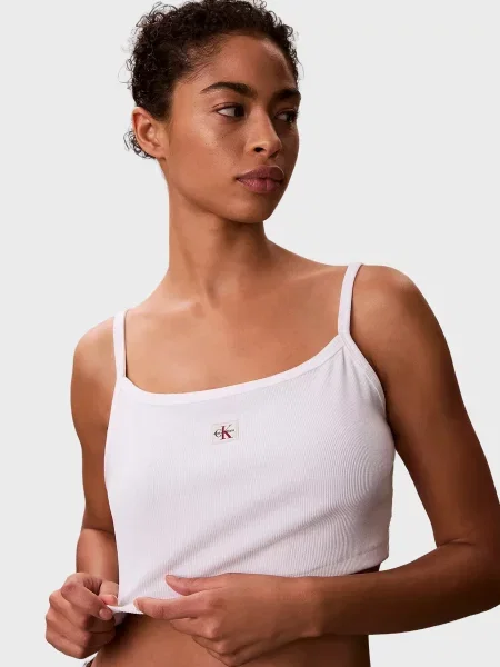 Детский топ Calvin Klein Jeans белый