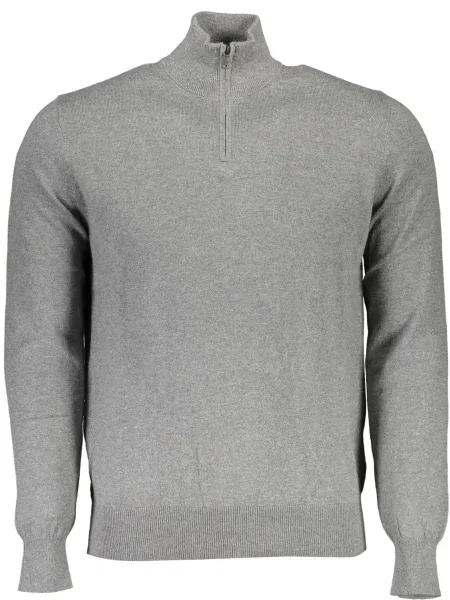 Pulover North Sails din jerseu gri