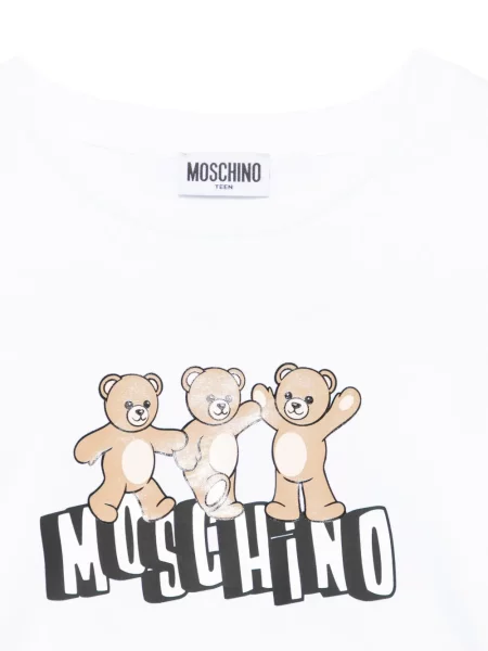 Koszulka dziecięca Moschino biała