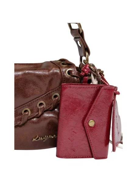Crossbody kabelka Desigual hnedá