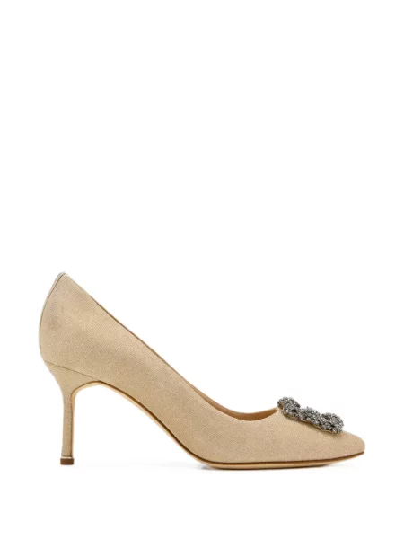 Pantofi cu toc Manolo Blahnik cu cataramă