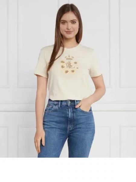 LAUREN RALPH LAUREN Tricou bej