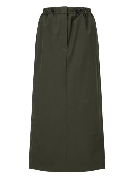 Fustă midi Tomboy până la genunchi verde