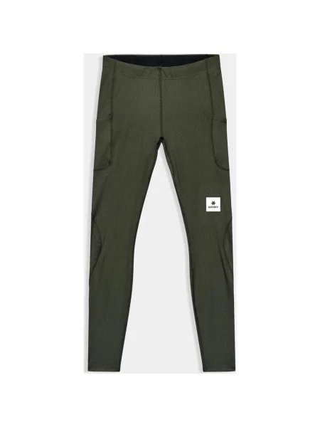 Długie legginsy Saysky Combat+ oliwkowy XS zielony