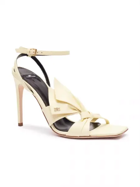 Elisabetta Franchi De piele sandale cu subțire galben