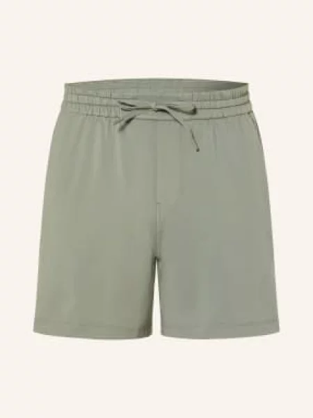 Lululemon Tričkové Šortky Soft Jersey Short khaki