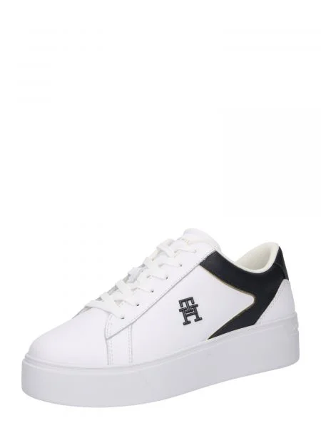 Platform talpú tornacipő Tommy Hilfiger fehér