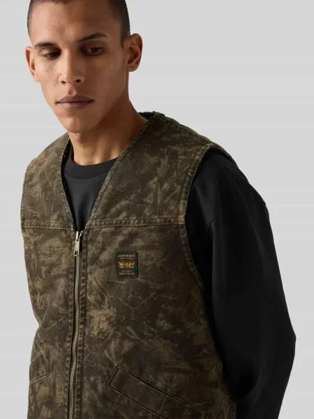 Kamizelka o kroju regular fit z czystej bawełny model SARATOGA' Levi's zielona