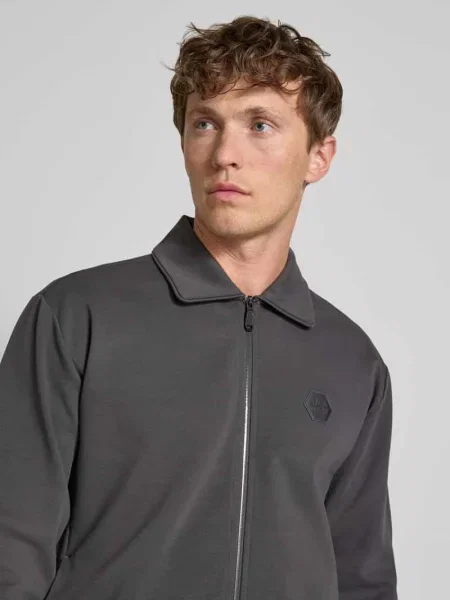 Bluza rozpinana o kroju regular fit z mieszanki bawełny model ‘FUTURE’ Boss Green