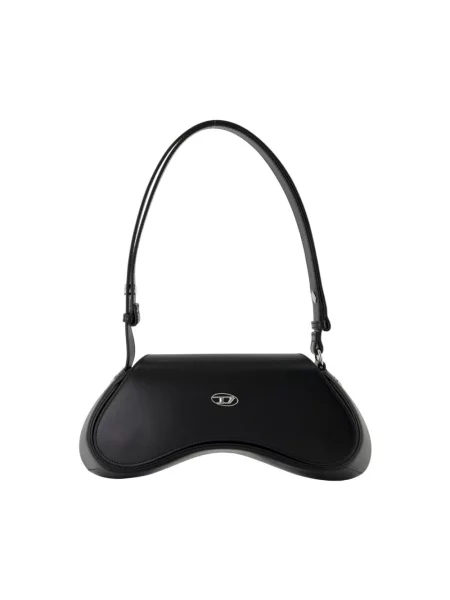 Torebka crossbody Diesel skórzana czarna