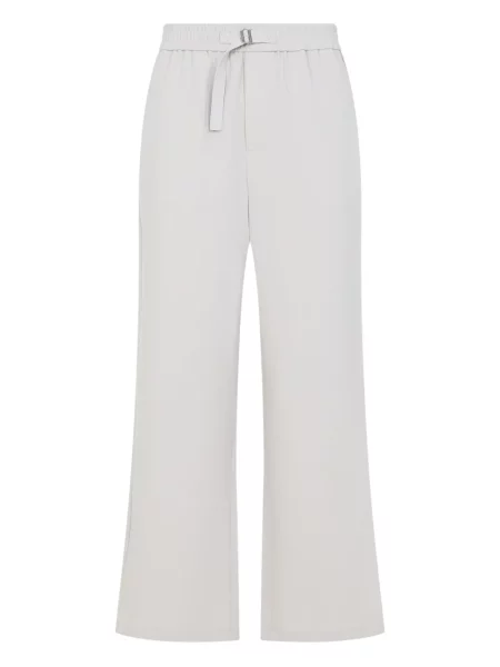 Pantaloni Ami Paris alb