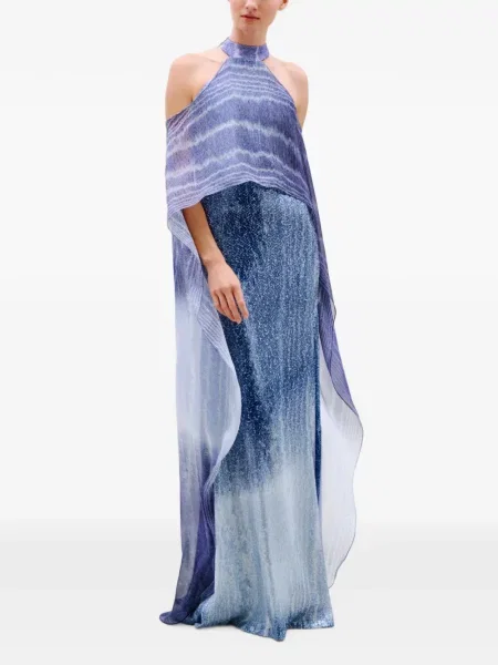 Rochie maxi Silvia Tcherassi albastru