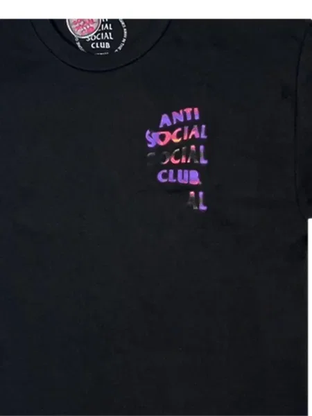Μπλούζα Anti Social Social Club με αυτόγραφο μαύρο