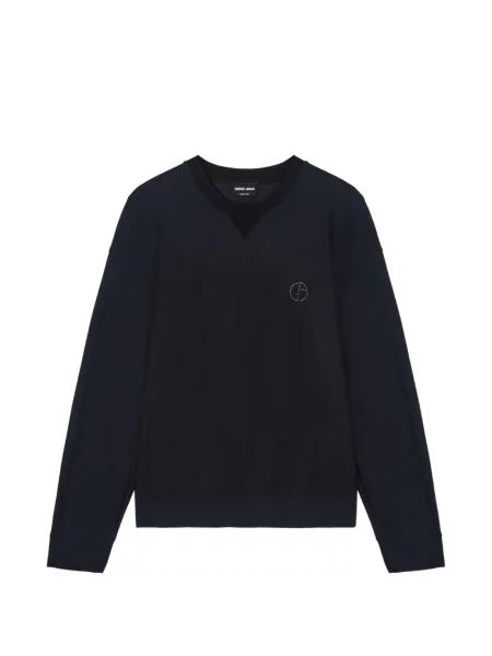 Pulover Giorgio Armani cu autograf negru