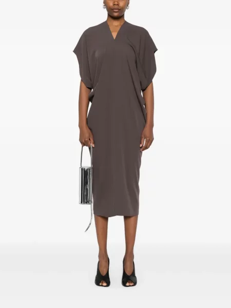 Rochie Mm6 Maison Margiela drapată de costum verde
