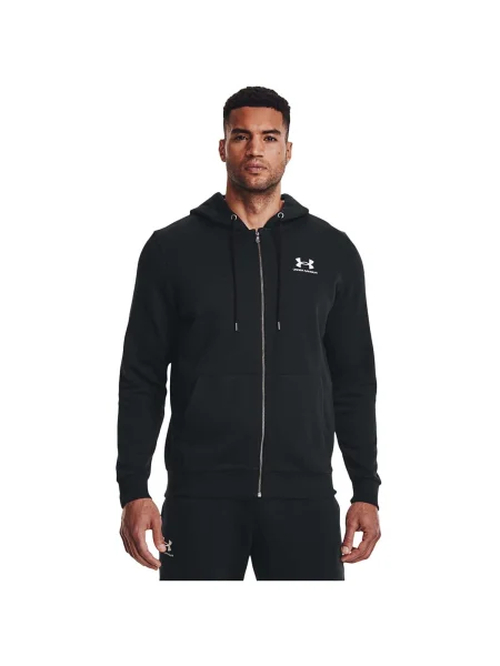 Fleece kapucnis kapucnis melegítő felső Under Armour fekete