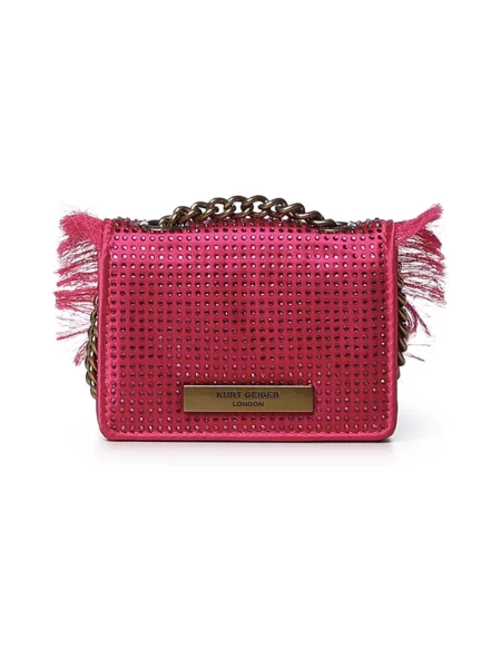Kurt Geiger London torebka crossbody KENSINGTON różowa