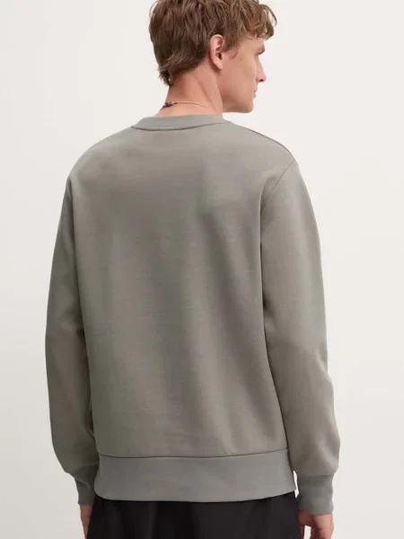 A.P.C. melegítőfelső Sweat Duck férfi sima KHAKI szürke